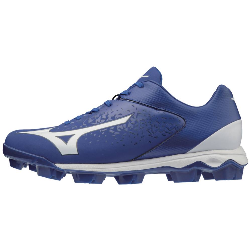 Mizuno Select Nine TPU Rövidszárú Molded Férfi Stoplis Cipő Királykék/Fehér NAQ847209